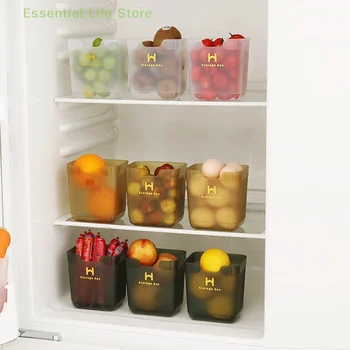 1 шт. Ящик для хранения холодильника, Органайзер для свежих продуктов на дверце холодильника, Корзина для полок, контейнер для фруктов и специй, Кухонный кейс