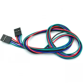 10 шт./лот 70 см 4-контактный соединительный кабель F-F Dupont Line 4P-4P для деталей 3D-принтера