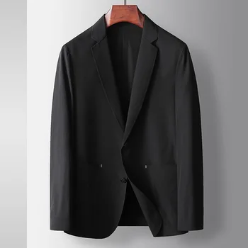 6359-Костюм для отдыха мужской деловой, повседневный, в полоску, реактивная куртка в полоску, пиджак одноместный