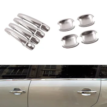 ABS Автомобильный стайлинг, хромированная отделка боковой дверной ручки и дверной чаши для Peugeot 3008 2010 2011-2016 Автомобильный стайлинг