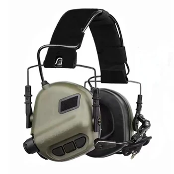 EARMOR M32, легкие электронные наушники, Защита слуха, шумоподавление NRR на 22 дБ, Усиление звука для стрельбы, охоты