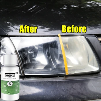 HGKJ-8-20ML Универсальное Средство Для Восстановления Фар Автомобиля Полезная Жидкость Для Ремонта Авто Пластиковое Восстановленное Покрытие Очиститель Автомобильных Фар