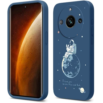 Jzon для Realme 11 Narzo 60 Pro Plus 5G чехол для телефона с рисунком астронавта Мягкая задняя крышка Противоударный защитный кожух
