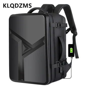 KLQDZMS, рюкзак большой емкости, ABS, жесткий корпус, водонепроницаемая USB-зарядка, дорожная сумка, Деловой ноутбук, школьная сумка для студентов
