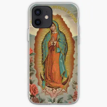 La Virgencita Virgen Maria Reina De Mexi Чехол для телефона Настраиваемый для iPhone 6 6S 7 8 Plus X XS XR Max 11 12 13 14 Pro Max Mini