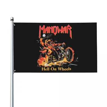 Manowar Hell On Wheels Подарочный баннер с принтом флага гордости для дома и улицы Польша Лесбийский Флаг СССР ЛГБТ Аксессуары
