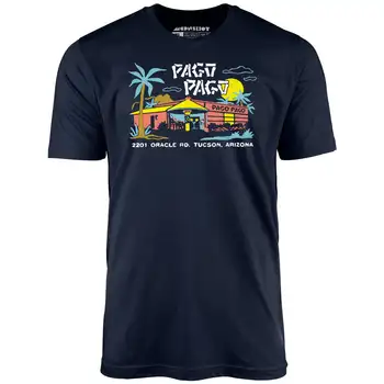 Pago Pago - Тусон, Аризона - Винтажный Тики-бар - футболка унисекс