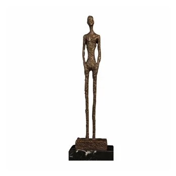 PY-382 Бронзовая скульптура Джакометти, статуя, скульптура для украшения дома, аксессуары для украшения офиса, украшение комнаты, Медь