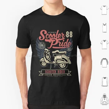 Scooter Pride-Изготовленная на заказ футболка для мотоциклиста, Мужчины, Женщины, Дети, 6Xl, Мотоцикл, мотокросс, Байк, Мотоцикл, Байкер