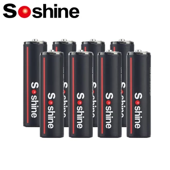 Soshine 2600mWh USB Перезаряжаемые Литиевые Батареи 1,5 В AA Литий-Ионный Аккумулятор 1200 Раз Цикла для Часов Удаленных Камер Фонарика