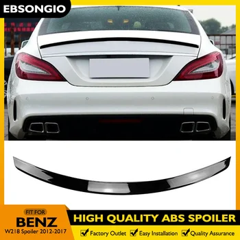 W218 Задний Спойлер Багажника Высококачественный ABS Черный Задний Спойлер Крыло Кромка Багажника Для Mercedes Benz CLS Class W218 AMG Style 2012-2017