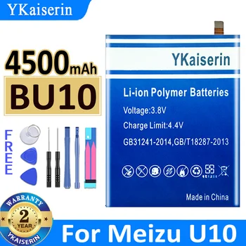 YKaiserin BU10 Аккумулятор для Телефона 450 мАч Для Meizu Meizy Meilan U10 U680H BA02 A680Q Сменный Литий-Полимерный Мобильный Аккумулятор