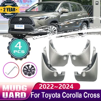 Автомобильное Крыло для Toyota Corolla Cross 2023 Аксессуары 2022 2024 XG10 Брызговики Брызговики Колеса Брызговик Запекающаяся Краска Брызговики