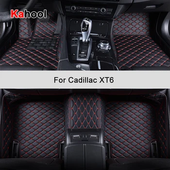 Автомобильные коврики KAHOOL на заказ для Cadillac XT6, автоаксессуары, коврик для ног