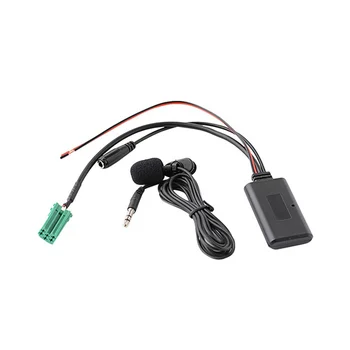 Автомобильный Bluetooth 6Pin Mini ISO AUX IN 3,5 мм Аудиоразъем Съемный Микрофон для моделей Renault Список обновлений Список тюнеров CD
