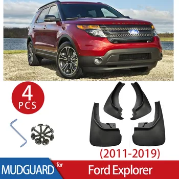 Автомобильный брызговик для Ford Explorer 2011-2019 Брызговик на крыло, Брызговик, Пластиковые Аксессуары для защиты автозапчастей