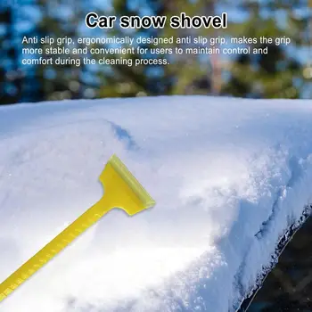 Автомобильный скребок для льда, Удаление снега с лобового стекла, Универсальная Автомобильная лопата для снега, Зимний Антиобледенитель, Автомобильная Выдвижная Лопата для снега, Скребок для снега