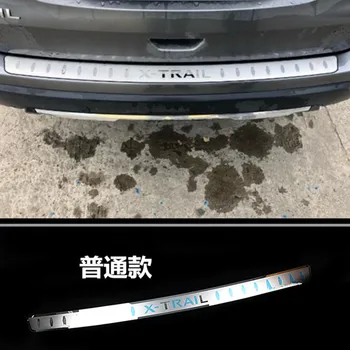 Автомобильный стайлинг Протектор заднего бампера из нержавеющей стали, Накладка протектора багажника для Nissan X-Trail X Trail T32 2014-2016