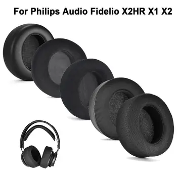 Амбушюры Из Протеиновой Кожи Skin Для Наушников Philips Audio Fidelio X2HR X1 X2 Мягкая Поролоновая Подушка-Чехол Качественные Амбушюры Earmuff