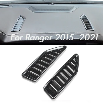 Вентиляционное отверстие из углеродного волокна На обшивке рамы приборной панели Для Ford Ranger / Everest 2015-2021 Аксессуары