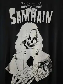Винтажная футболка Samhain Death Dealer 80-х годов хлопок 100% reprint tee TT8252