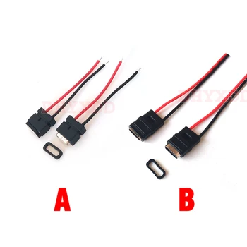 Водонепроницаемый разъем USB Type C, разъем для сварочной проволоки, разъем для быстрой зарядки с высоким током, разъем для интерфейса зарядки Type-c