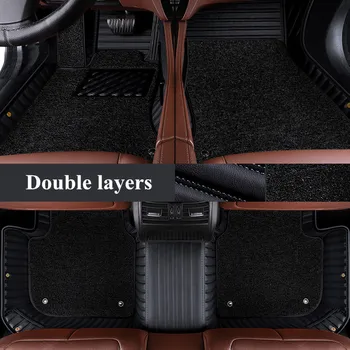 Высокое качество! Специальные автомобильные коврики на заказ для Tesla Model 3 2022-2017, прочные водонепроницаемые двухслойные ковры, бесплатная доставка