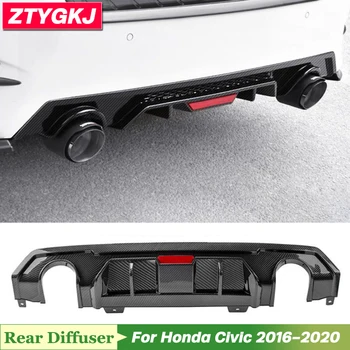 Высококачественный задний диффузор из полипропиленового материала для Honda Civic 10TH седан 2016-2020