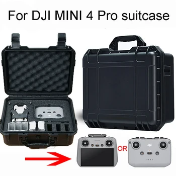 Для DJI Mini 4 Pro Универсальный кейс для хранения, черный, портативный, для DJI Mini 4 Pro взрывозащищенный бокс