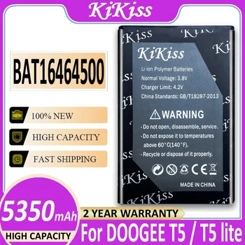 Для DOOGEE T5 Аккумулятор BAT16464500 5350 мАч Литий-ионный Резервный Аккумулятор Большой Емкости Для Смартфона DOOGEE T5 Lite T5Lite Batteria