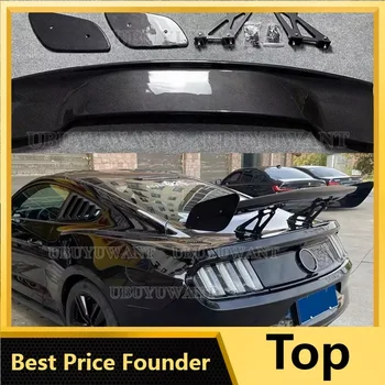 Для Ford Mustang Спойлер 2011-2022 ABS Пластик Материал Неокрашенный Цвет Задний Спойлер На Крыше Крыло Багажник Губа Крышка Багажника Стайлинг Автомобиля