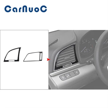 Для Hyundai Elantra 2016 2017 2018, Боковые вентиляционные отверстия, Декоративные наклейки из углеродного волокна, аксессуары для отделки салона автомобиля