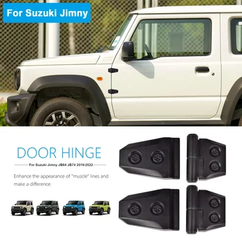 Для Jimny Дверная Петля Капота Двигателя Декоративная Накладка Наклейки Для Suzuki Jimny JB64 JB74 2018-2020 Аксессуары Для Экстерьера Автомобиля