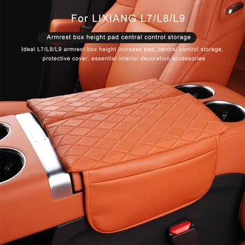 Для Lixiang L7/L8/L9 подъемная накладка на подлокотник, центральное управление, защитный чехол для хранения внутри автомобиля, необходимые декоративные аксессуары