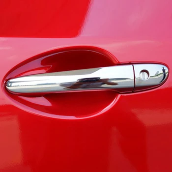 Для Mazda 2 3 6 Cx-5 2012 2013 2014 2015 2016 2017 Хромированная Боковая дверная ручка, защелка, Накладка, Молдинг, украшение M2 M3 M6 Cx5