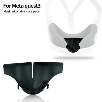 Для Meta Quest3 Регулируемые носовые накладки Затемняющие, защищающие от пота, отводящие тепло, Силиконовые затемняющие носовые накладки, аксессуары для виртуальной реальности