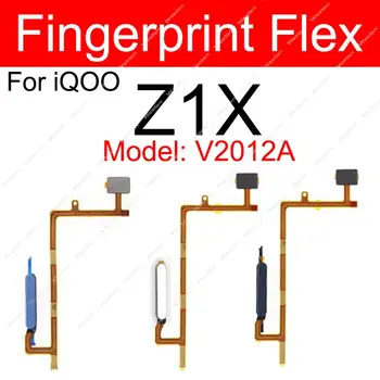 Для Vivo IQOO Z1X Кнопка питания Боковой датчик отпечатков пальцев Гибкий кабель Запасные части