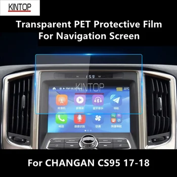 Для навигационного экрана CHANGAN CS95 17-18 Прозрачная ПЭТ-защитная пленка для защиты от царапин, аксессуары для ремонтной пленки