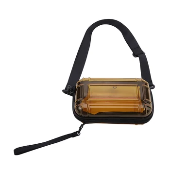 Женский прозрачный кошелек, ABS, прозрачная сумка через плечо в форме коробки, женские дизайнерские модные маленькие квадратные сумки