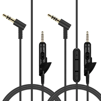 замена кабельного шнура длиной 180 см для наушников QC15 Удлинитель кабеля с микрофоном/без него