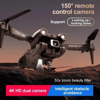Игрушечный квадрокоптер для обхода препятствий, Складные дроны, Низкая цена, Радиоуправляемый мини-дрон Z908 с HD-камерой