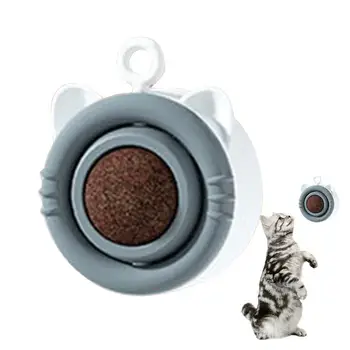Игрушки из кошачьей мяты для кошек, вращающиеся на 360 градусов Шарики из кошачьей мяты с мультяшным котом, Облизываемые Кошки, развлекательные принадлежности для кабинета, гостиной