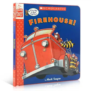 Интерактивная сюжетная игра для родителей и детей Firehouse Книжка с картинками