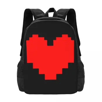 Классический рюкзак для совместной работы Undertale Heart Большой емкости, милые складные рюкзаки для одежды.