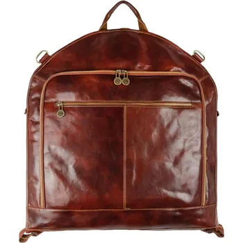 Кожаная сумка для одежды, спортивный костюм, тонкий ручной чемодан, сумка для защиты платья, коричневый