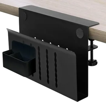 крепление под столом, боковой органайзер для стола с магнитным креплением Без сверления, регулируемый для подвешивания под ноутбук на столе