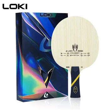 Лезвие для настольного тенниса LOKI Kirin K6 7 слоев Лопатка для пинг-понга из чистого дерева Профессиональная Тренировочная Ракетка для пинг-понга ВЫКЛЮЧЕНА +