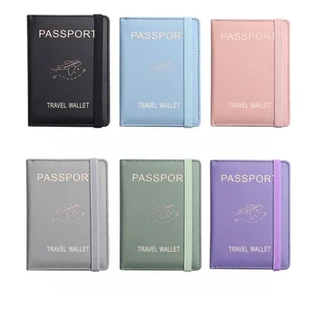 Многофункциональная загранпаспортная книжка для мужчин и женщин из искусственной кожи с несколькими отделениями для карт, обложка для паспорта, противоугонный кошелек-кисточка