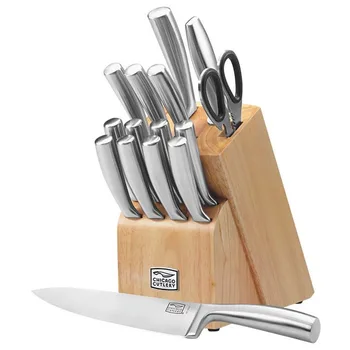 Набор кухонных ножей Chicago Cutlery Elston из 16 предметов, кухонные принадлежности с деревянным блоком