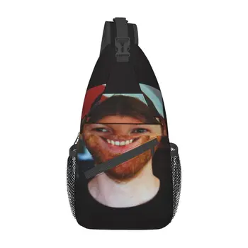 Нагрудная сумка Aphex Twin Sling, изготовленный на Заказ рюкзак через плечо для мужчин, Походный рюкзак для путешествий